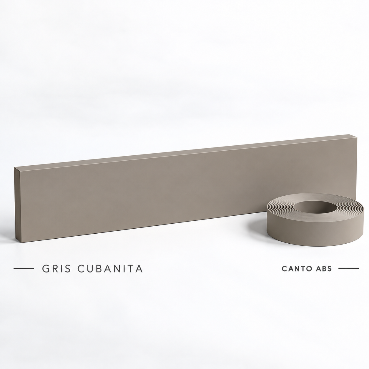 Canto ABS Gris Cubanita 23X040 — foto 2