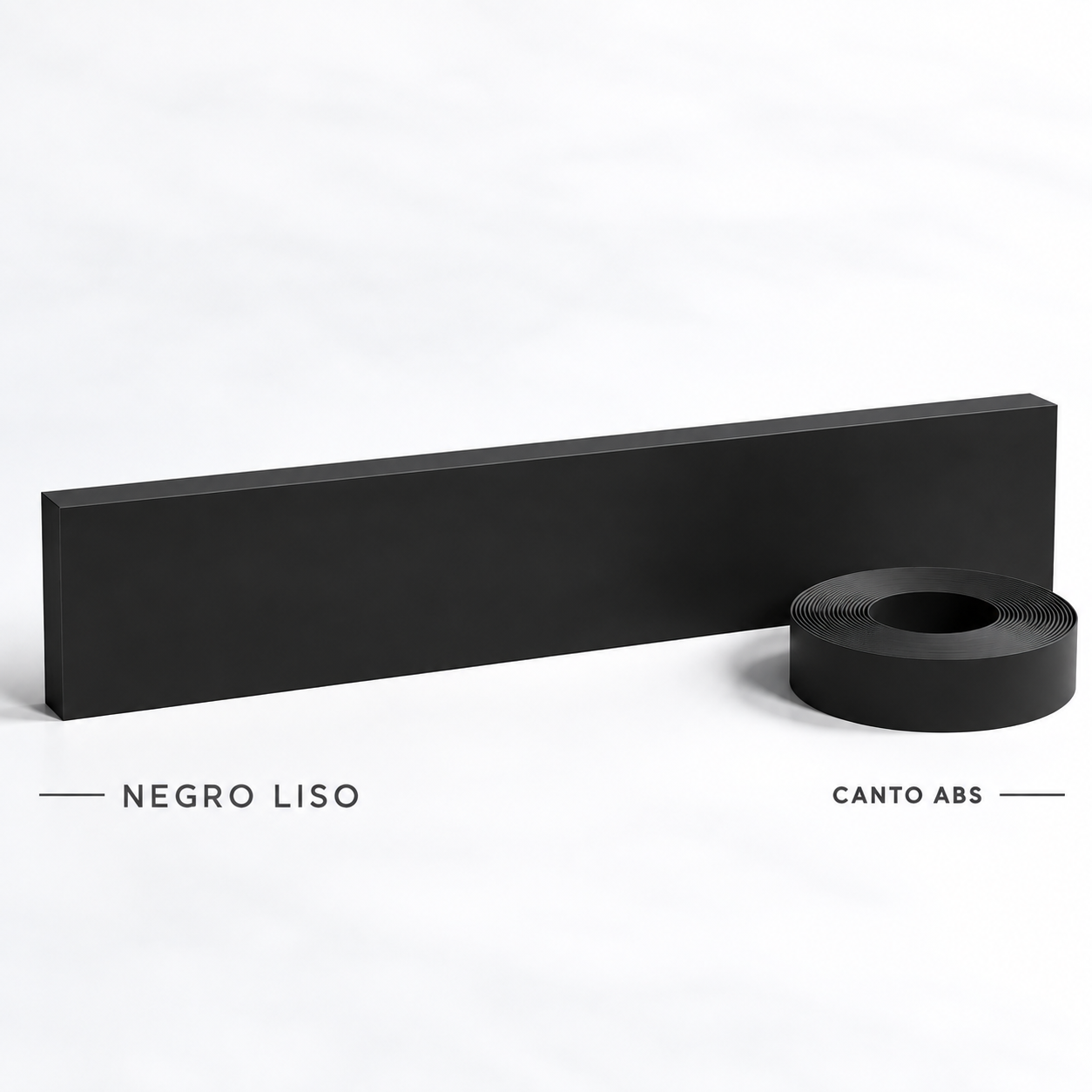 Canto ABS Negro Liso 23X040 - ST9 — foto 2
