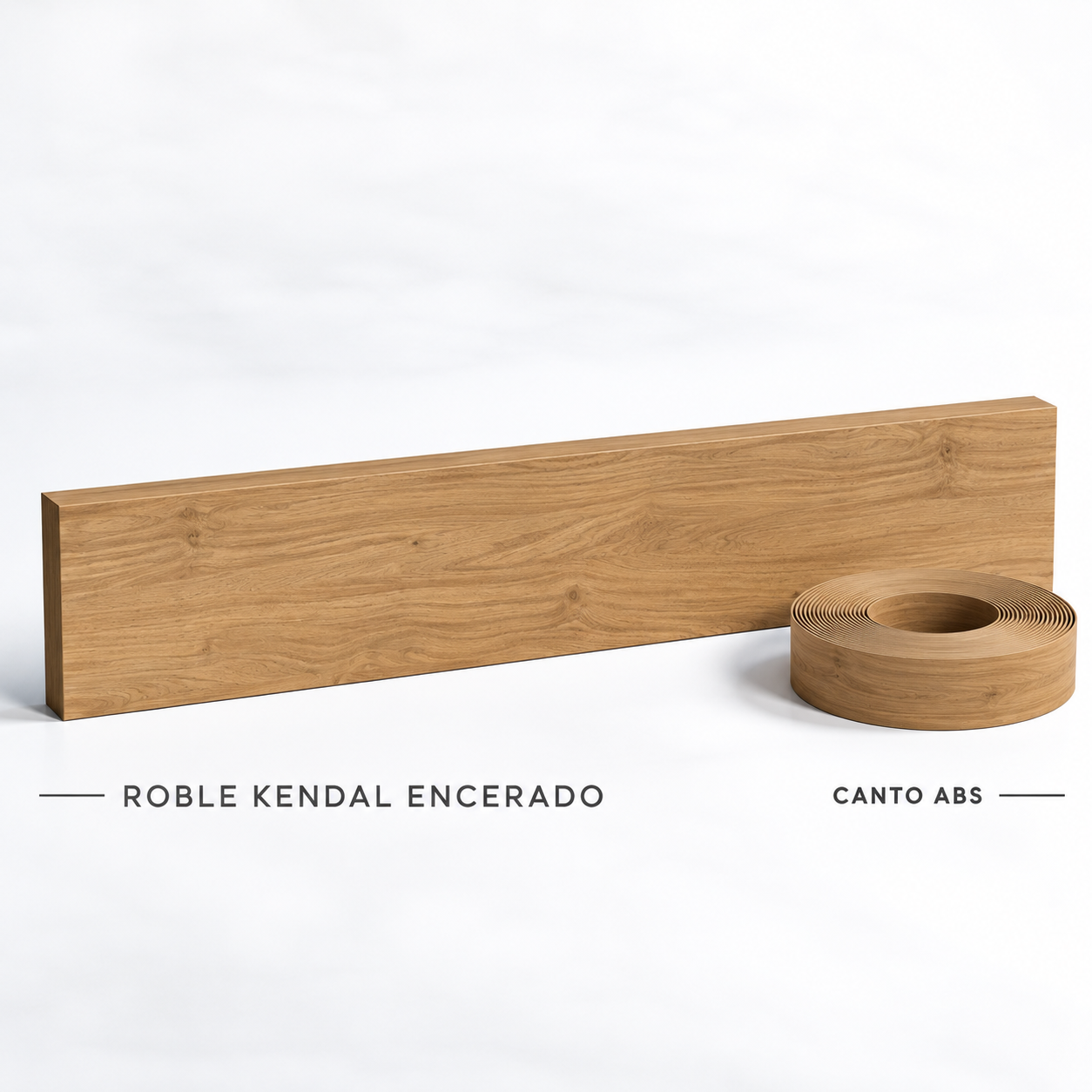Canto ABS Roble Kendal Encerado 22X040 — foto 2