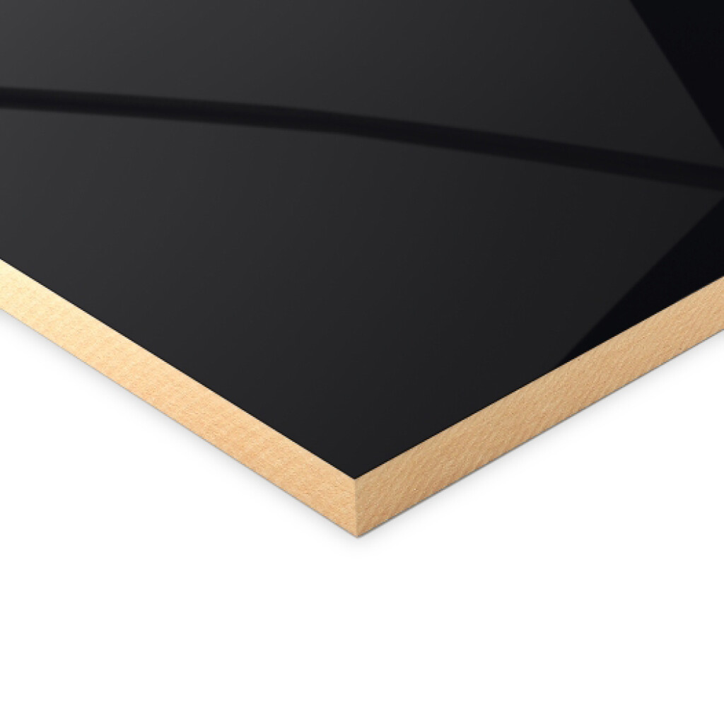 Madera MDF Perfect Sense Negro Brillo -U999