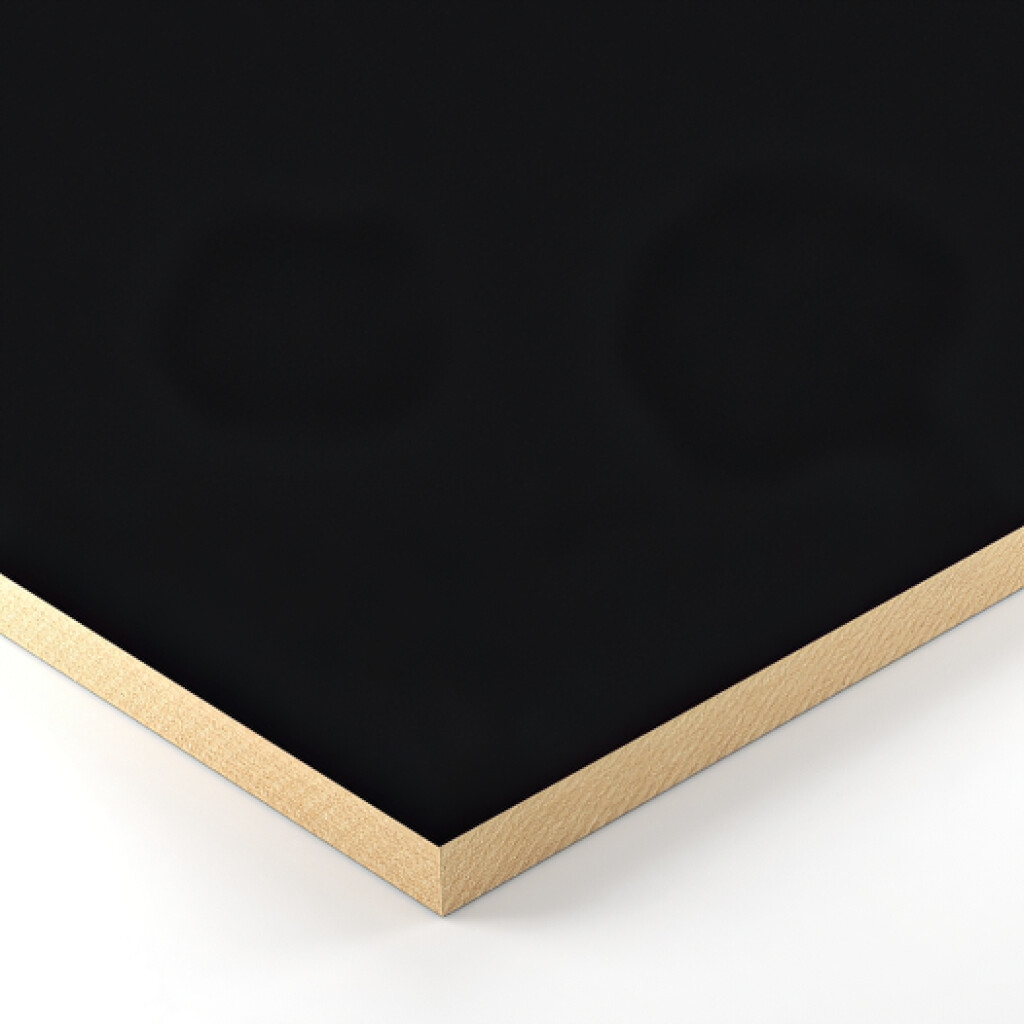 Madera MDF Melaminico Negro Liso Eurodek U999 EGGER 18mm