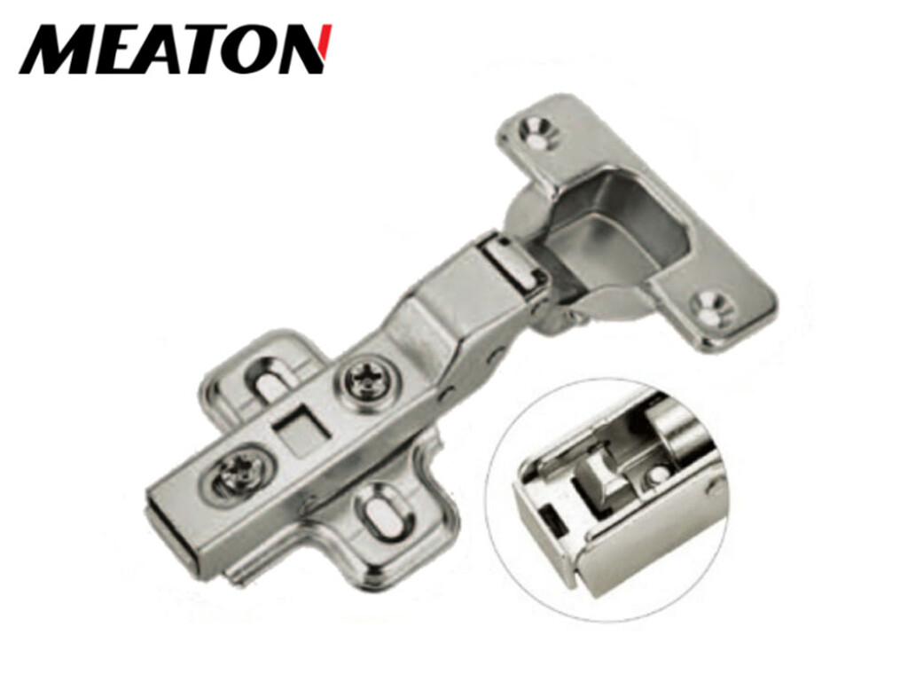 Bisagra Piston Autorretén 35mm Curva Clip Meaton