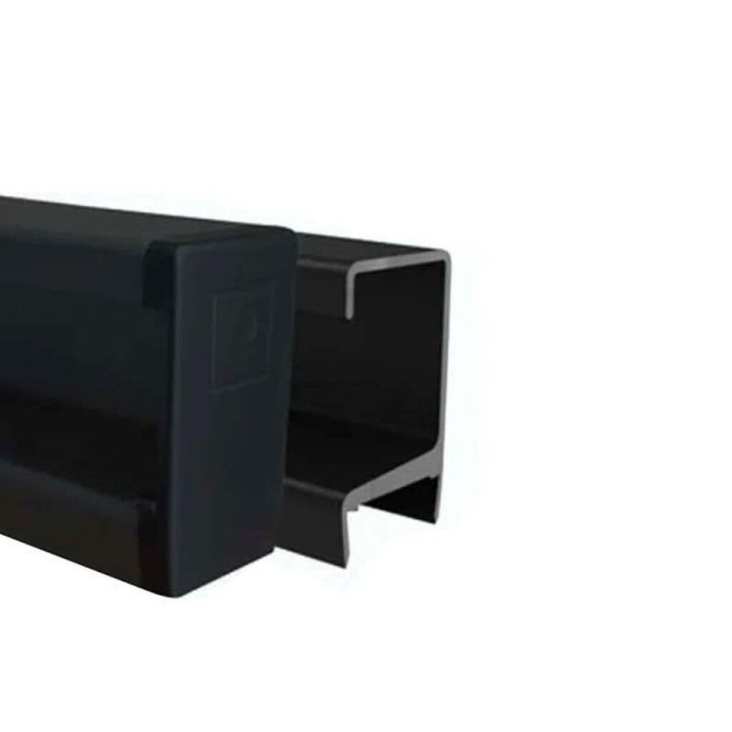 Perfil Manija C Negro P/Placas 18mm