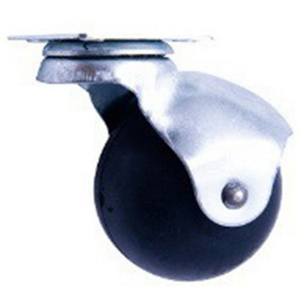 Ruedas Bola Goma/Base 1.1/2 X 4 Unid